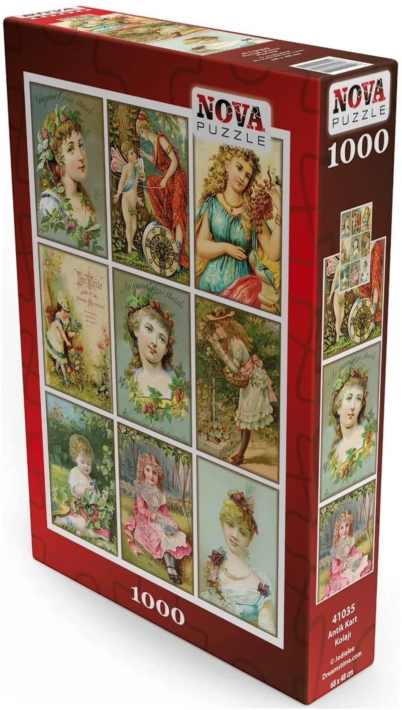 PFG Vintage Collage (1000pcs) (Usage/Used - PUZZLES FOR GOOD)