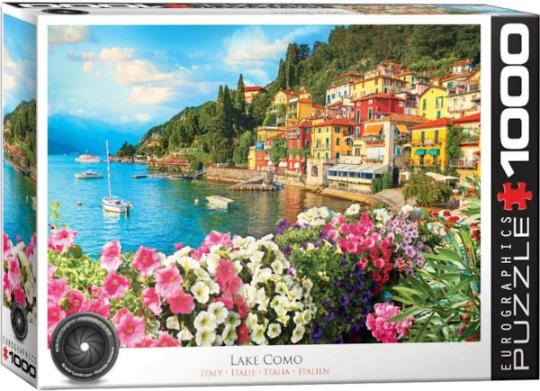PFG HDR Photography - Lake Como, Italy (Usage/Used - PUZZLES FOR GOOD)