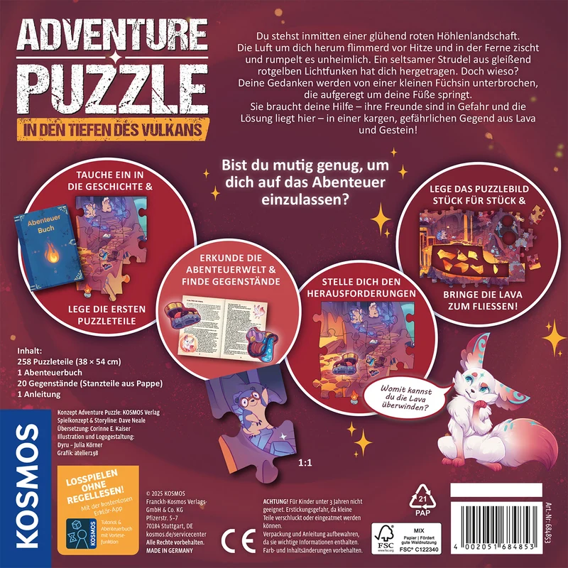 Adventure Puzzle: In den Tiefen des Vulkans