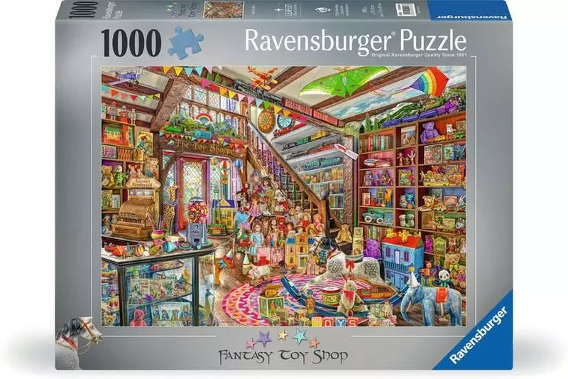PFG Ravensburger The Fantasy Toy Shop, Aimee Stewart (1000pcs) (Usage/Used - PUZZLES FOR GOOD)