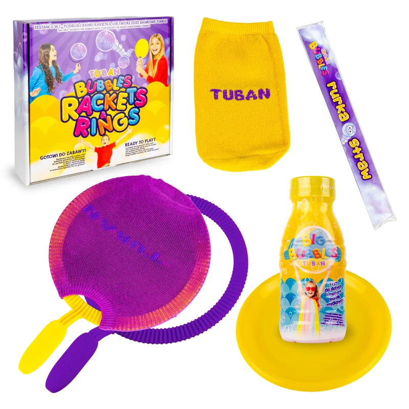 Set für Seifenblasen Raketen und Seifenblasenringe Tuban