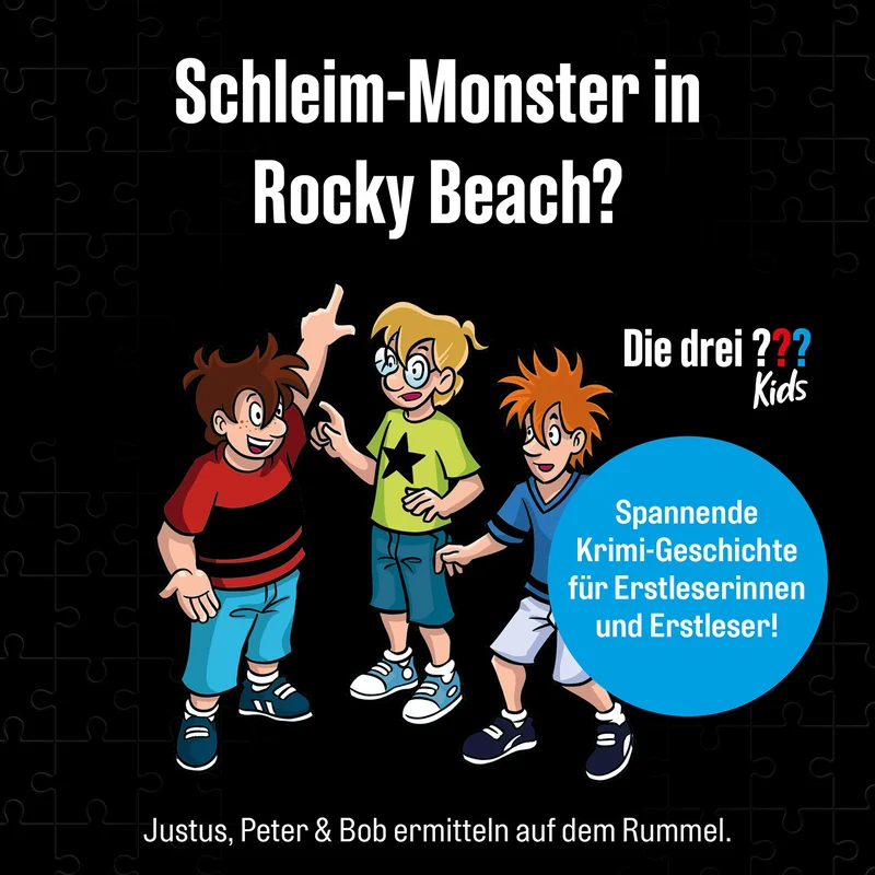 Krimi-Puzzle: Die drei ??? Kids - Vorsicht, Glibberfalle!