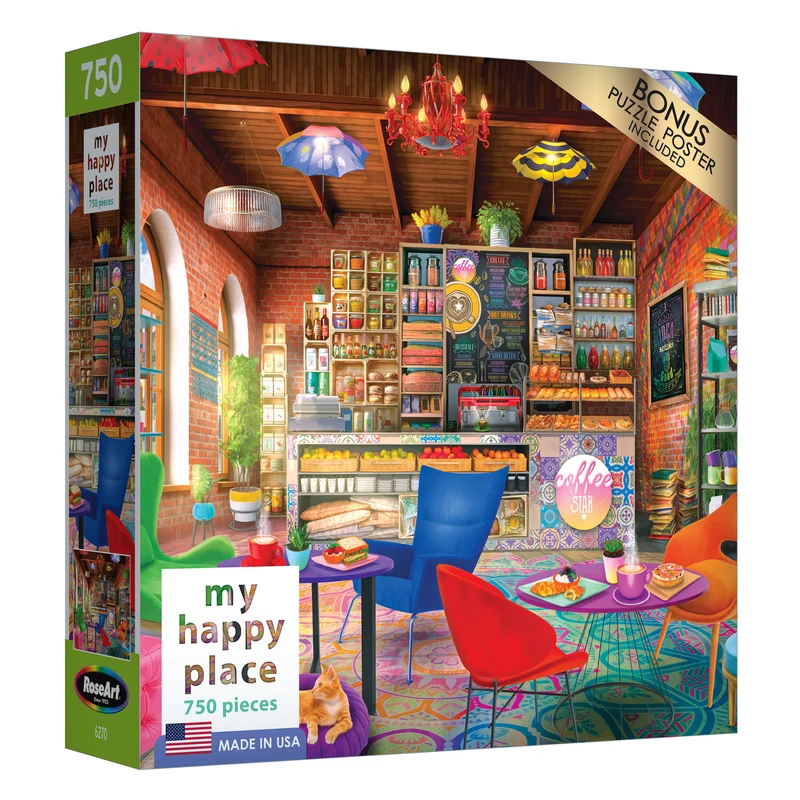 PFG My Happy Place - Boho Coffeeshop (Usage/Used - PUZZLES FOR GOOD)