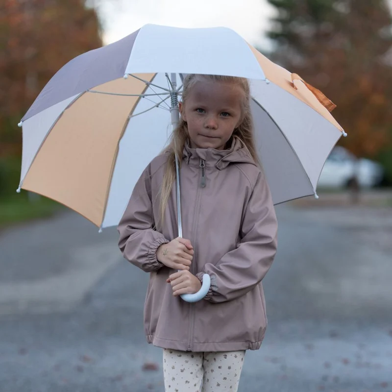 Großer automatischer Regenschirm – Dusty Blue