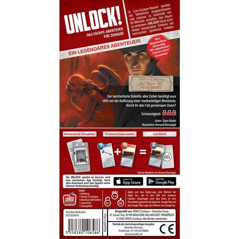 Unlock! Sherlock Holmes: Der Fall der Feuerengel (Einzelszenario)
