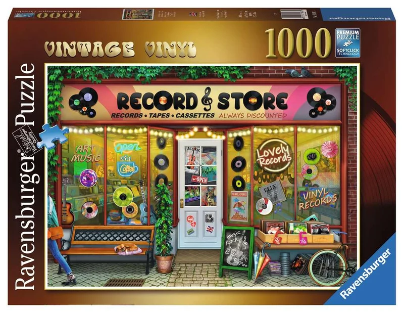 PFG Ravensburger Vintage Vinyl (1000pcs) (Usage/Used - PUZZLES FOR GOOD)