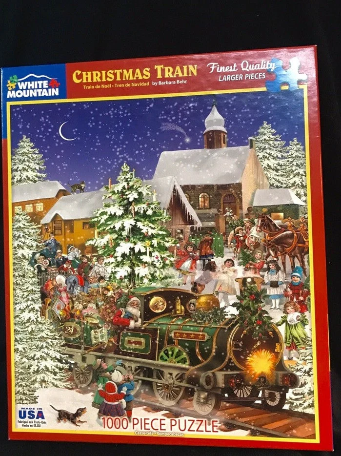 PFG Christmas Train (1000pcs) (Usage/Used - PUZZLES FOR GOOD)