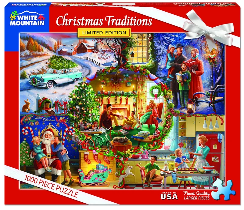 PFG Christmas Traditions - Limited Edition (1000pcs) (Usage/Used - PUZZLES FOR GOOD)