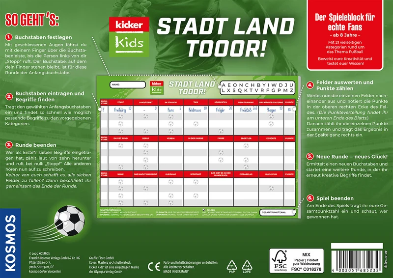 kicker Kids: Stadt - Land - Tooor!