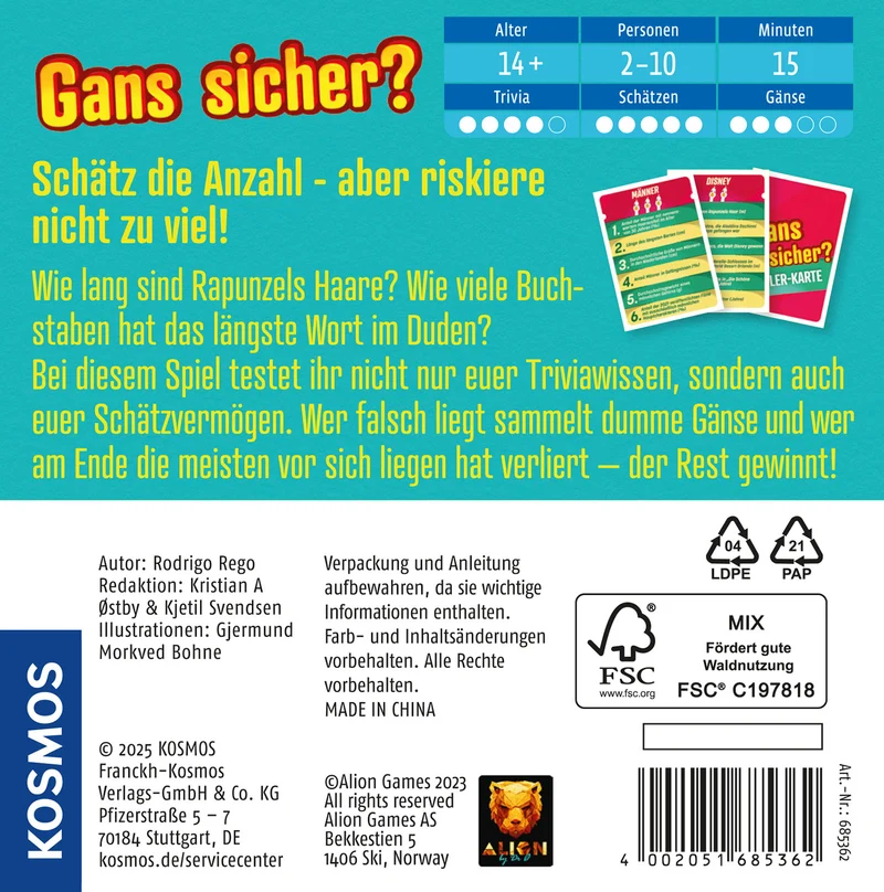 Gans sicher?