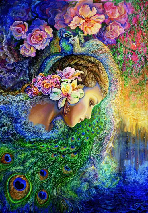 Peacock Daze, Josephine Wall (3000pcs)