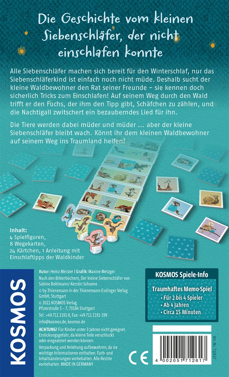 Die Geschichte vom kleinen Siebenschläfer, der nicht einschlafen konnte