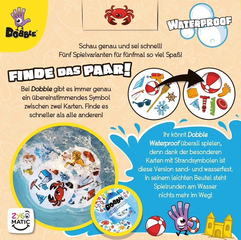 Dobble Waterproof DE (Neuauflage)