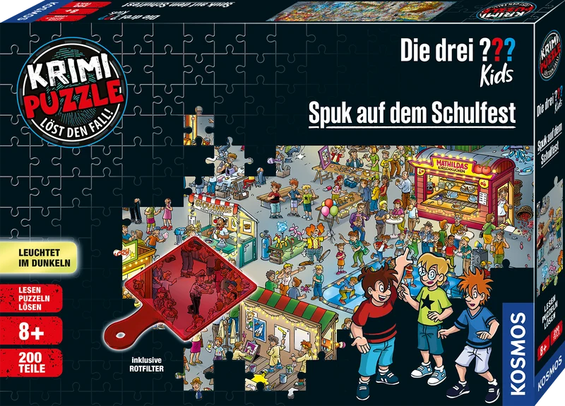 Krimi Puzzle: Die drei ??? Kids - Spuk auf dem Schulfest
