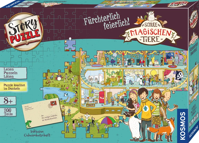 Story Puzzle: Die Schule der magischen Tiere - Fürchterlich feierlich!