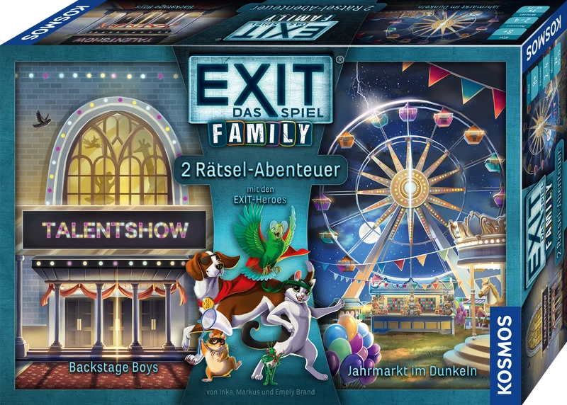 EXIT® - Das Spiel Family: Backstage Boys / Jahrmarkt im Dunkeln