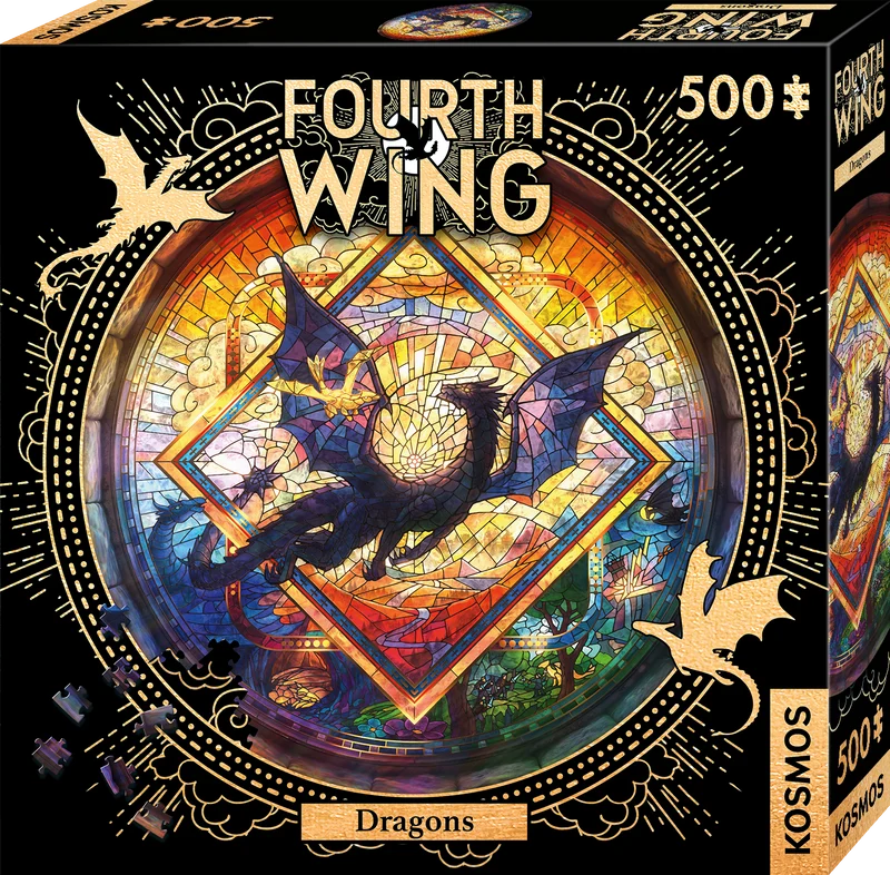 Fourth Wing Puzzle - Dragons