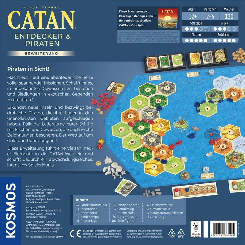 CATAN - Entdecker & Piraten - Erweiterung