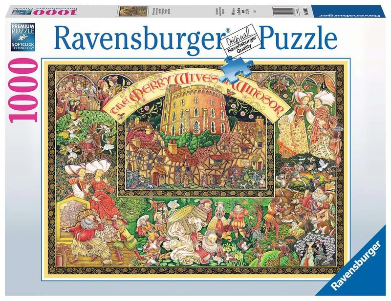PFG Ravensburger Windsor Wives, Peter Church (1000pcs) (Usage/Used - PUZZLES FOR GOOD)