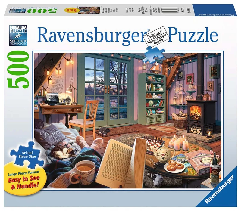 PFG Ravensburger Cozy Retreat (500 Large) (Usage/Used - PUZZLES FOR GOOD)