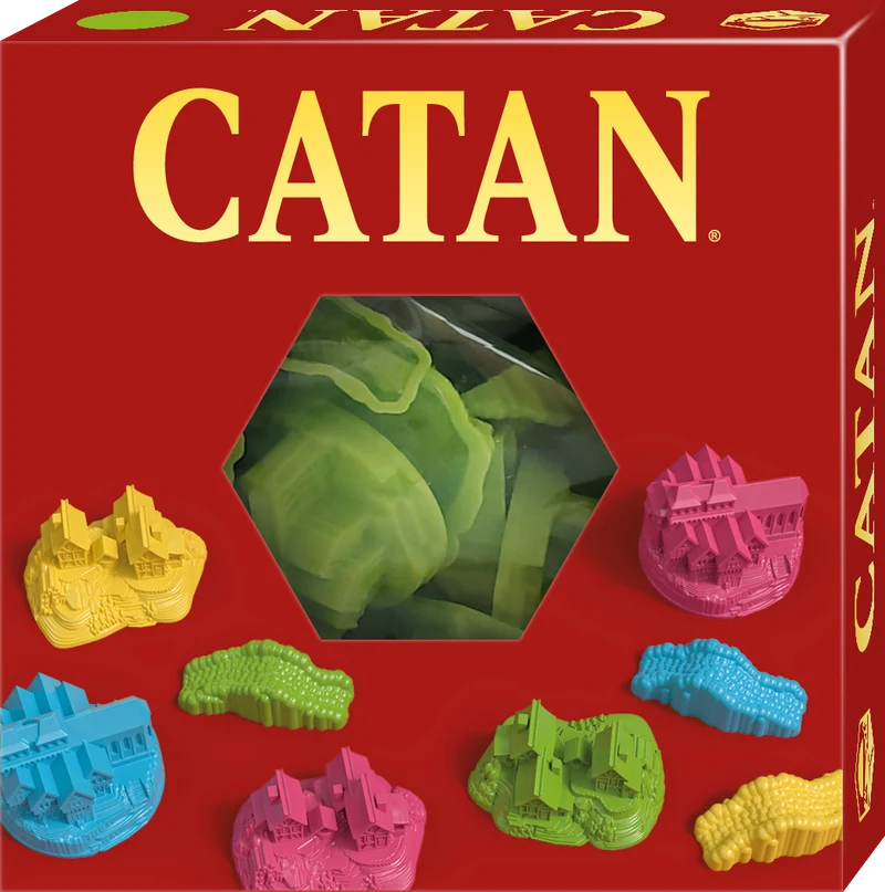 CATAN - Das Spiel - Spielfiguren hellgrün - Zubehör