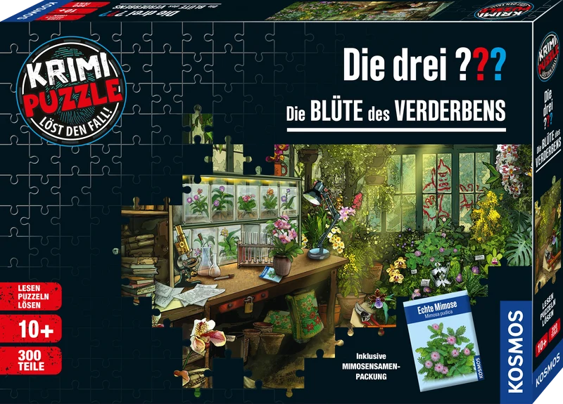 Krimi-Puzzle: Die drei ??? - Die Blüte des Verderbens