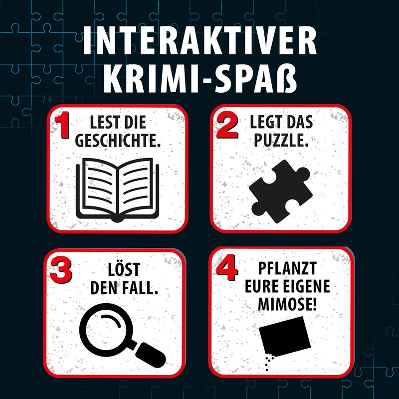 Krimi-Puzzle: Die drei ??? - Die Blüte des Verderbens