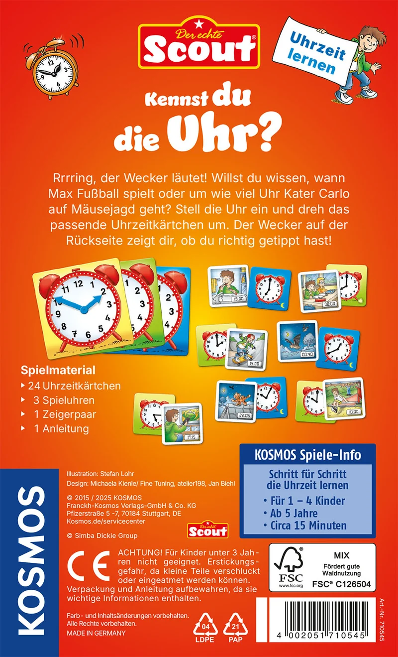 Scout Kennst du die Uhr?