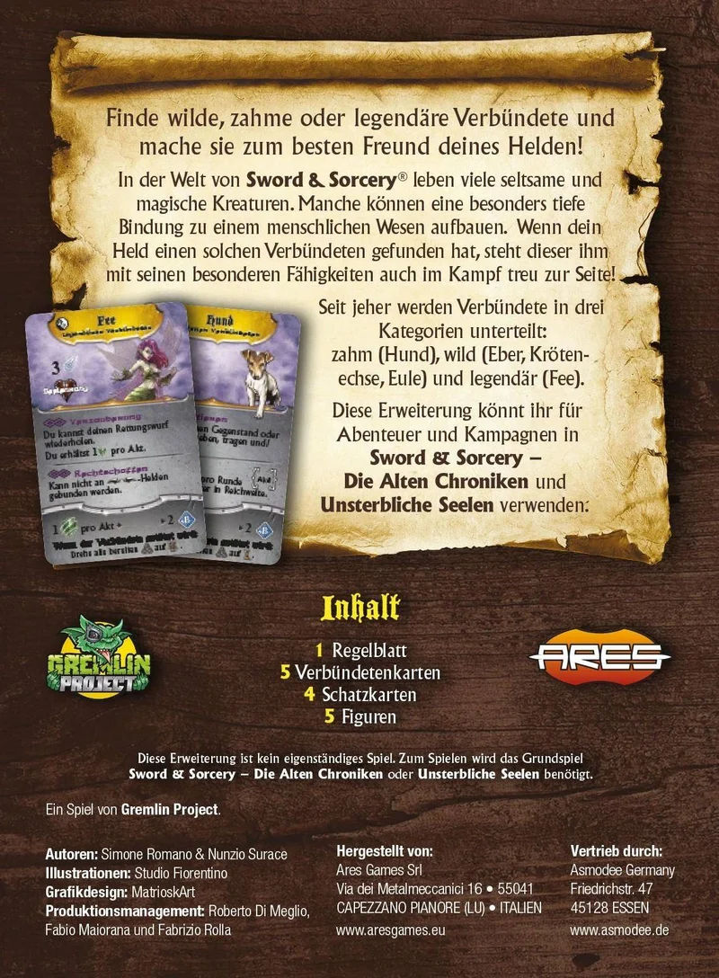 Sword & Sorcery: Rechtschaffene Verbündete [Erw.]