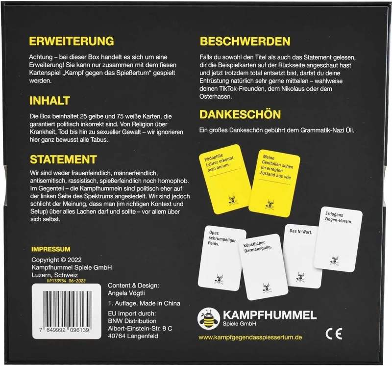 Kampf gegen das Spießertum: Tabubruch-Erweiterung