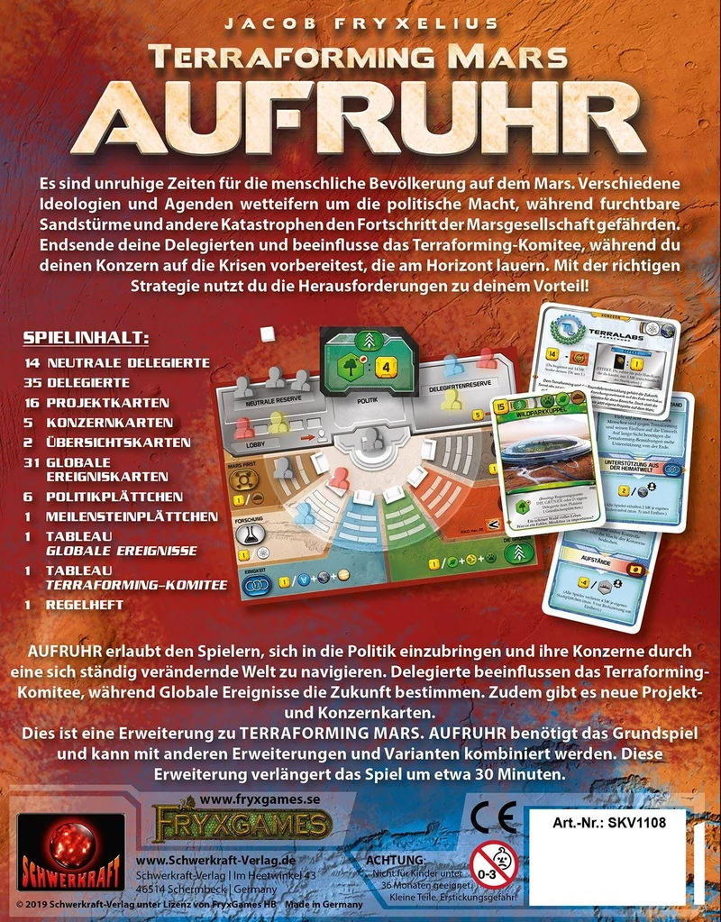 Terraforming Mars: Aufruhr [Erw.]
