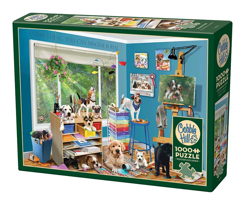 PFG Studio Pups (1000pcs) (Usage/Used - PUZZLES FOR GOOD)