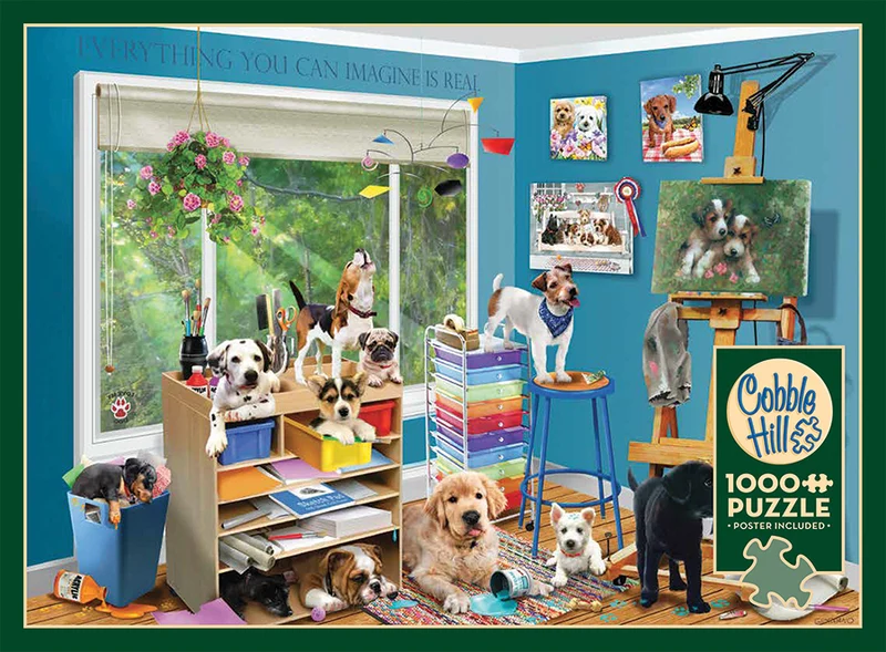 PFG Studio Pups (1000pcs) (Usage/Used - PUZZLES FOR GOOD)