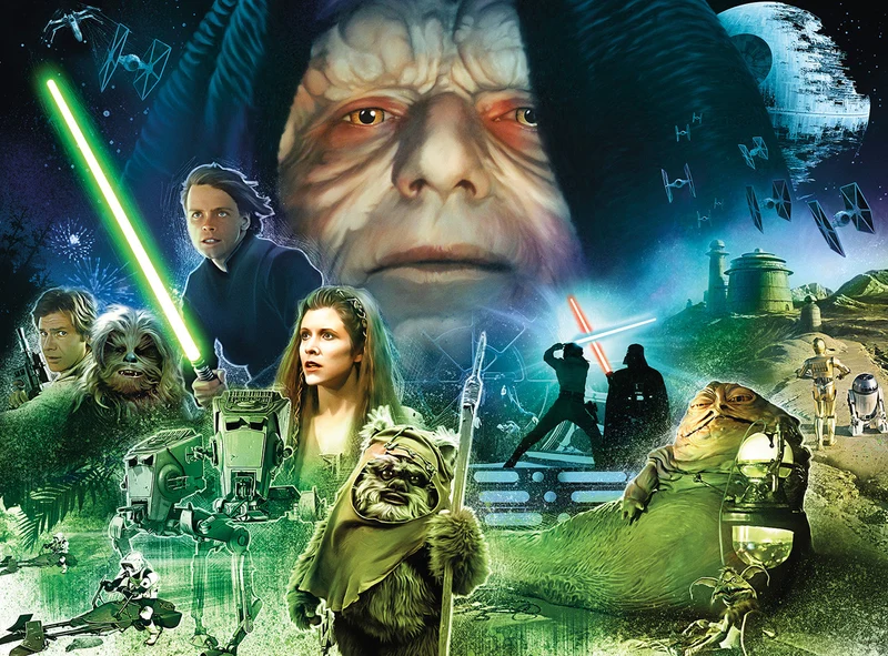 PFG Silver Select - Star Wars Victory for the Rebels (1000pcs) (Usage/Used - PUZZLES FOR GOOD)