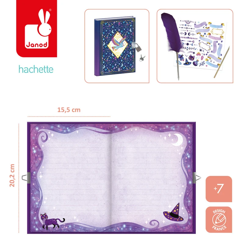 Geheimes Notizbuch, Tagebuch – Magic School