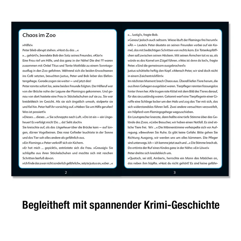 Krimi Puzzle: Die drei ??? Kids - Chaos im Zoo