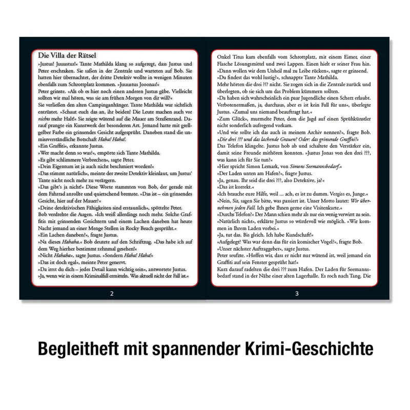 Krimi Puzzle: Die drei ??? - Die Villa der Rätsel