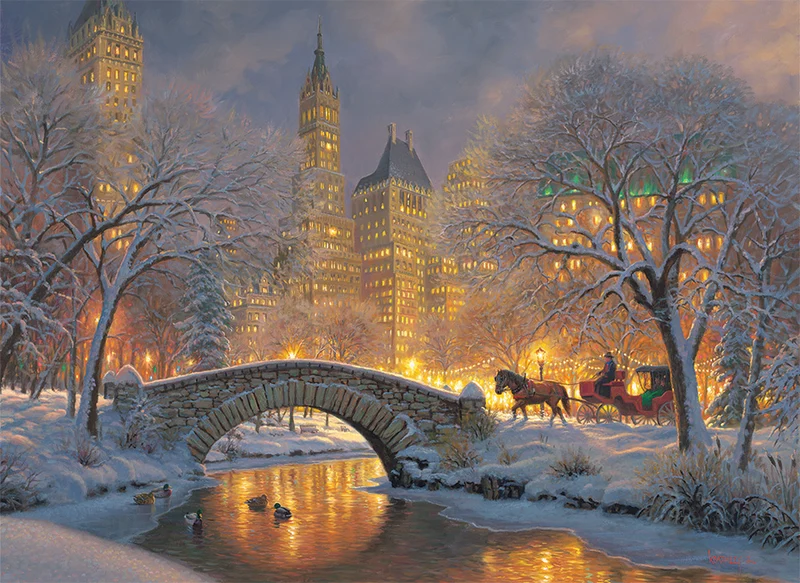 Winter In The Park, Mark Keathley (1000 Pieces)