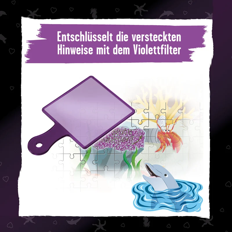 Krimi-Puzzle: Die drei !!! - Der Schatz der Delfine
