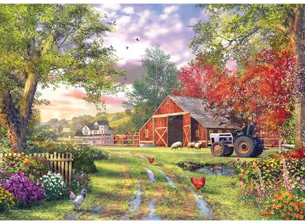 Evening at the Barnyard, Dominic Davison (104pcs)