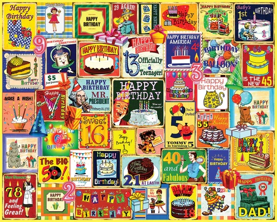 PFG Happy Birthday, Steve Cameron (1000pcs) (Usage/Used - PUZZLES FOR GOOD)