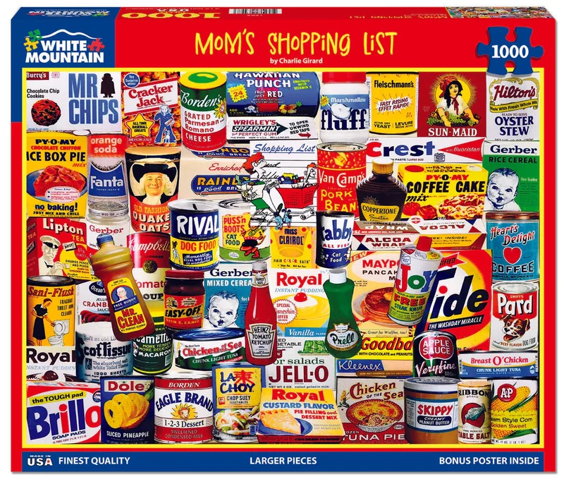 PFG Mom's Shopping List (Usage/Used - PUZZLES FOR GOOD)
