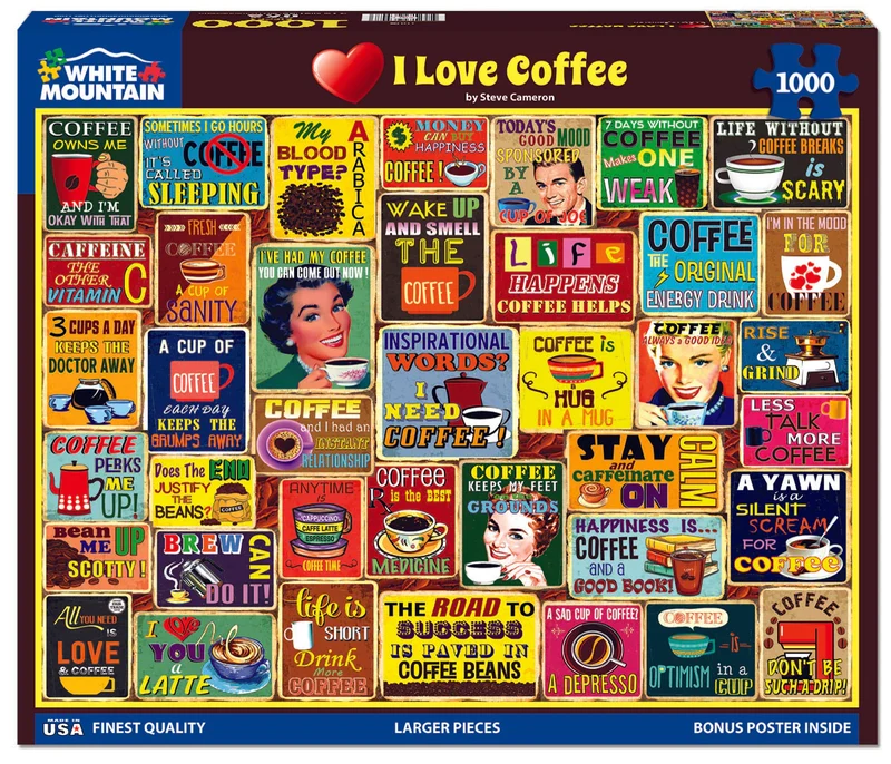 PFG I Love Coffee (Usage/Used - PUZZLES FOR GOOD)