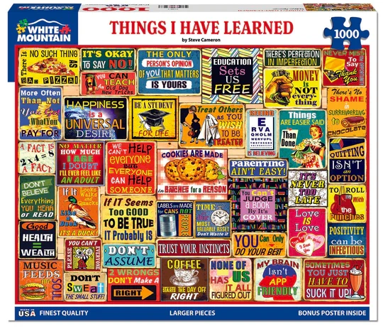 DMG Things I Have Learned, Steve Cameron (1000pcs) (DAMAGED BOX)