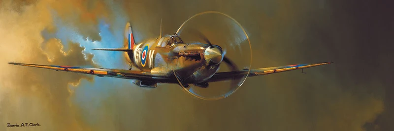 DMG Spitfire, Barrie A. F. Clark (Panoramic) (DAMAGED BOX)