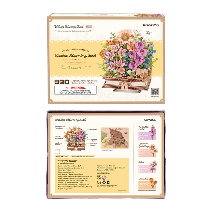 3D Wooden Bloom Book (552pcs)