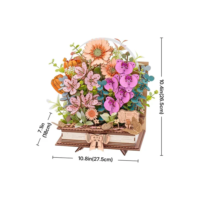 3D Wooden Bloom Book (552pcs)