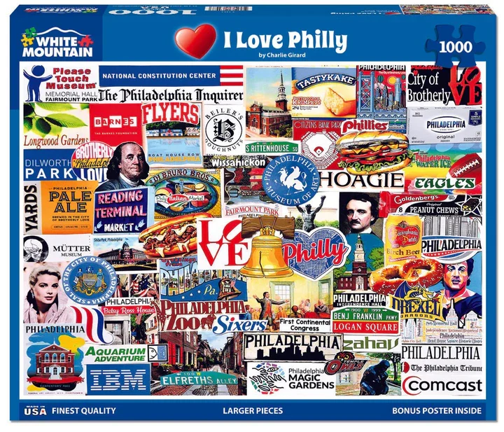 I Love Philly, Charlie Girard (1000pcs)