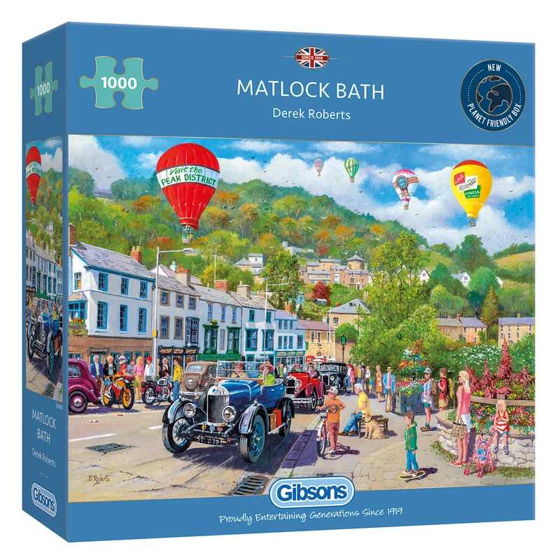 PFG Matlock Bath, Derek Roberts (1000pcs) (USage/Used - PUZZLES FOR GOOD)