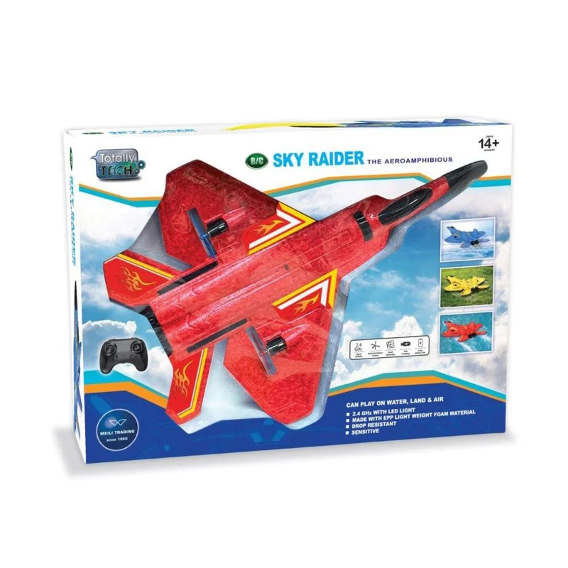Totally Tech Sky Raider Flugzeug 2.4 Ghz rot
